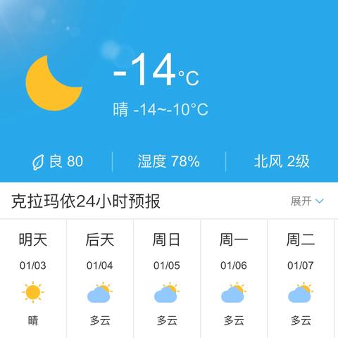 克拉玛依的天气预报，一片云知道一座城的脾气